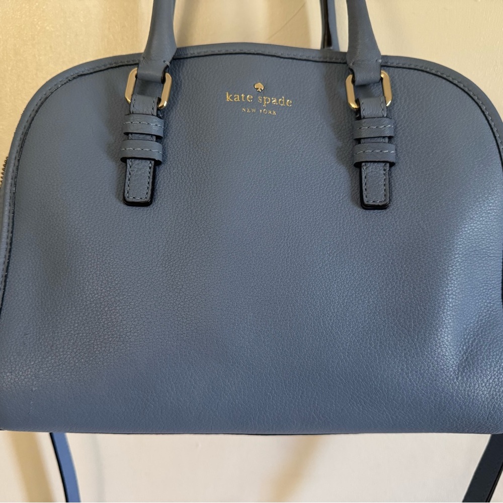 Kate Spade Blue Leather Handbag